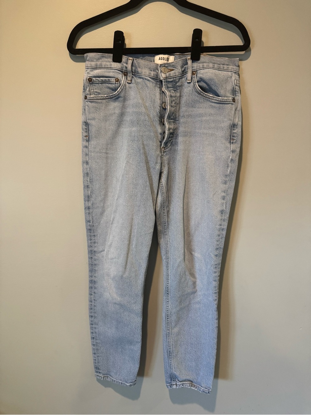 Agolde 90's Mid Rise Straight - Picture 2 of 3